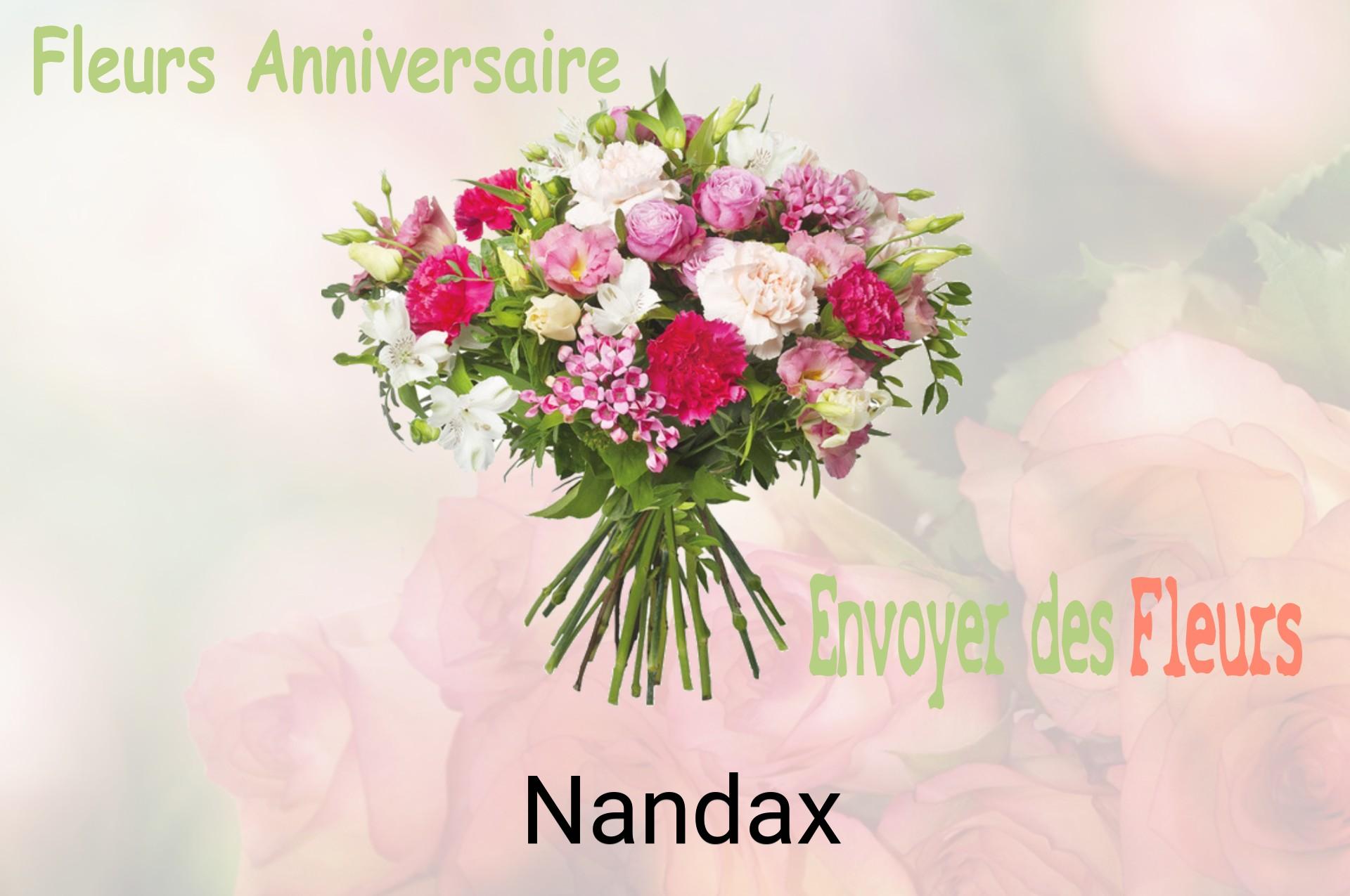 Bouquet de fleurs d’anniversaire livré à Nandax