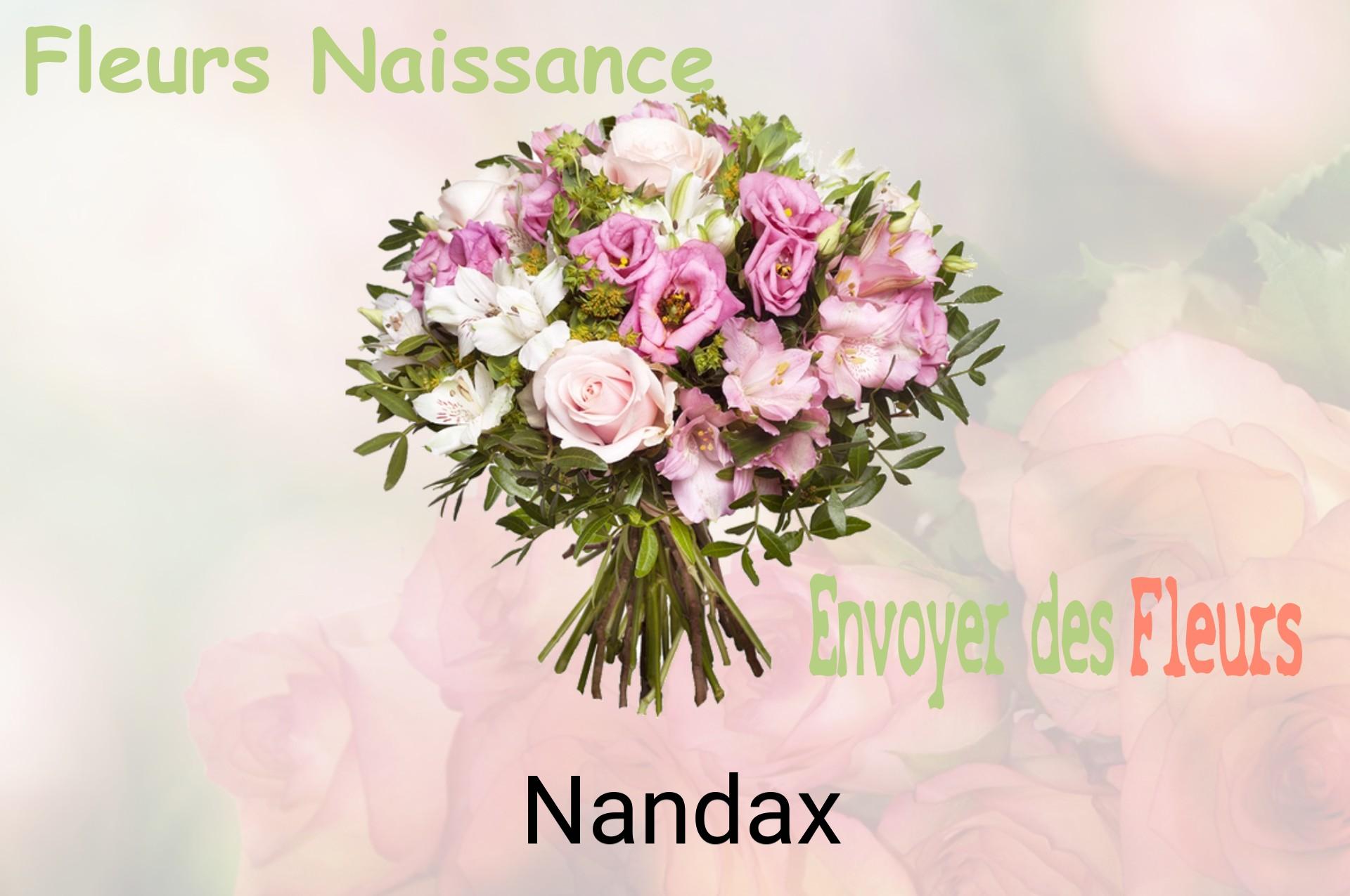 Bouquet de fleurs de naissance livré à Nandax